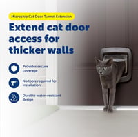 PetSafe Alagút Hosszabbítás Macska Csapóajtóhoz 168x165mm Fehér 2
