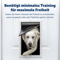 PetSafe Alumínium kutyaajtó mágneses záródással, flexibilis betéttel, alumínium keret, kicsi közepes nagy, macskaajtó nagy cicáknak 4