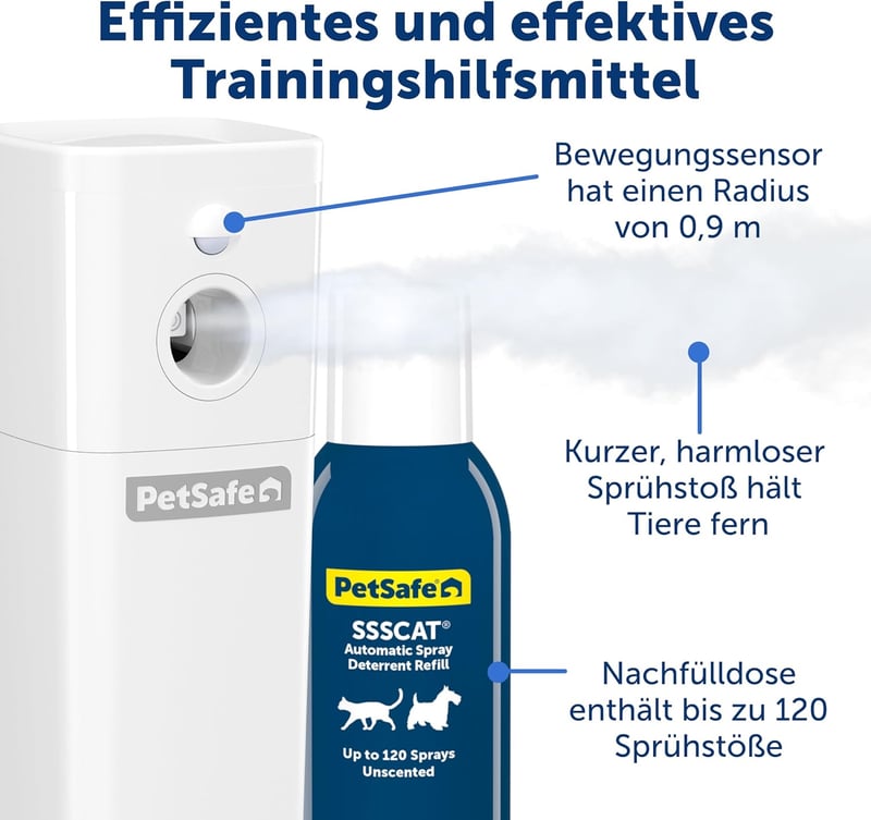 PetSafe automatikus távolságtartó spray macskáknak és kutyáknak, bútorvédelem