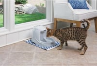 PetSafe Drinkwell vízszökőkút állítható vízáramlással egyszerű tisztítású háziállatoknak világosszürke 3