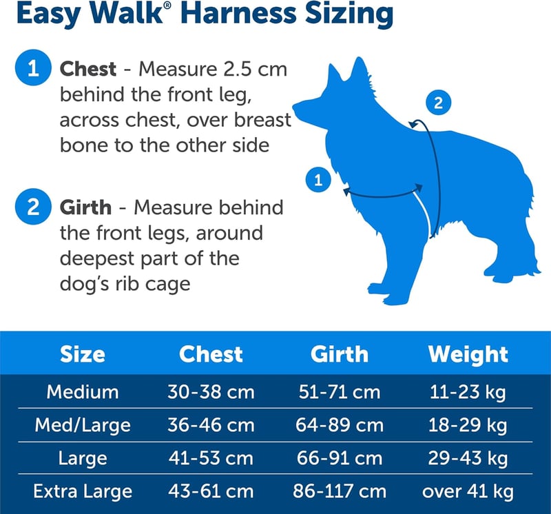 PetSafe Easy Walk Kutyahám 1,8m Pórázzal - Kényelmes Húzásgátló