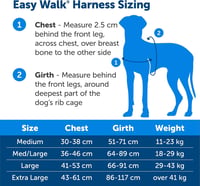 PetSafe Easy Walk kutyahám, nagy méret, piros - húzás elleni kiképzési hám 5