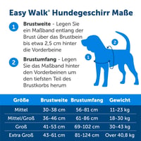 Postroj pre psa PetSafe Easy Walk s vôdzkou, veľkosť Medium, čierny – pohodlný, ľahko nasaditeľný, proti ťahaniu 4