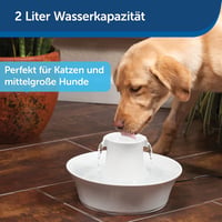 PetSafe Kerámia Macska Kutya Ivófontána 2L Duál Szűrő Rendszer Mosogatógépben Mosható 3