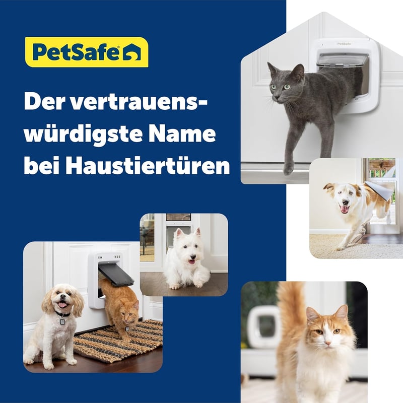 PetSafe Mikrochip Aktivált Macskaajtó 4 Irányú Zárral Energiatakarékos