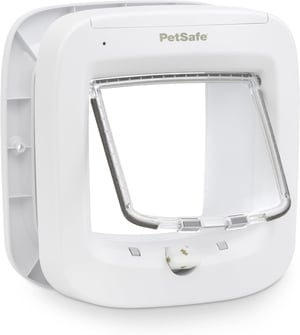 PetSafe Mikrochip Macskaajtó, 4 Irányú Zárral, Elemmel Működő