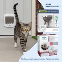PetSafe Mikrochip Macskaajtó, 4 Irányú Zárral, Elemmel Működő 8