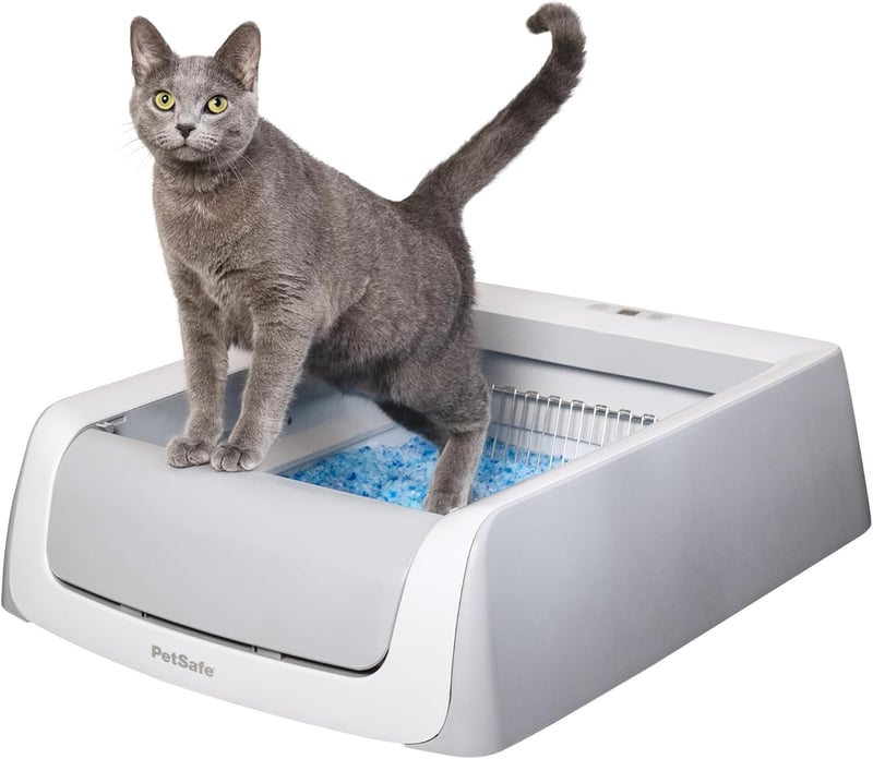 PetSafe ScoopFree Önműködő Macskavécé Kristályhomokkal 2. Generáció