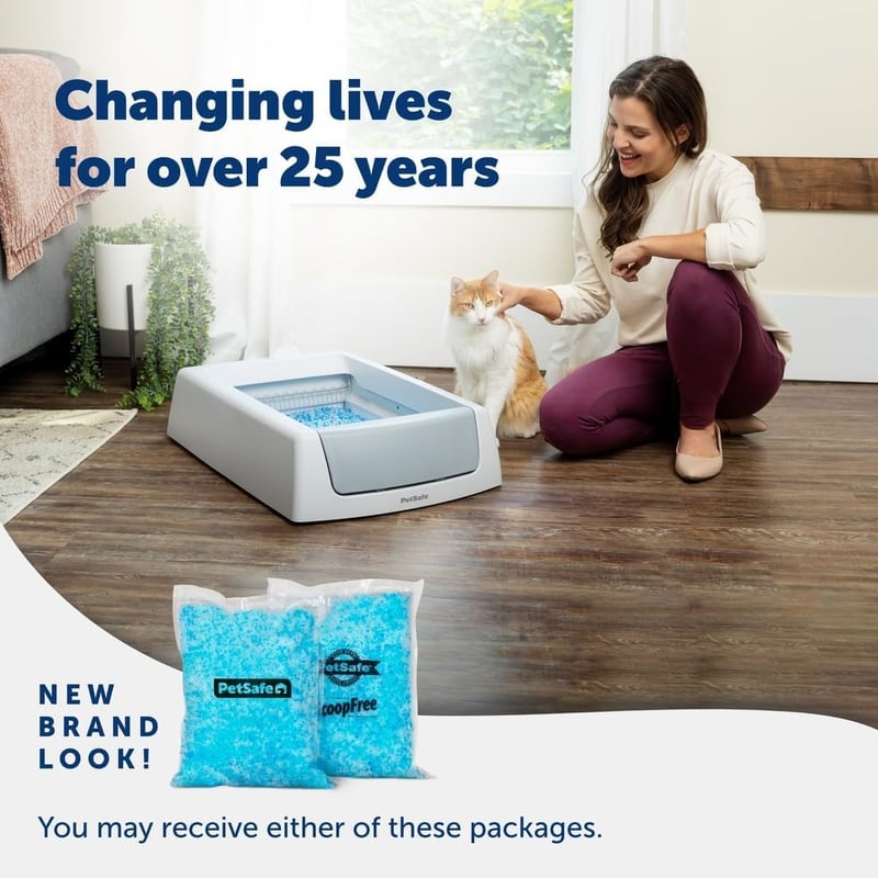 PetSafe ScoopFree Premium kristály macskaalom 2 csomag, szagkontroll