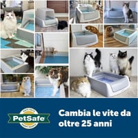 Tavă pentru litieră reîncărcabilă PetSafe ScoopFree cu nisip cristalin, controlul mirosurilor, ușor de curățat, design durabil 6
