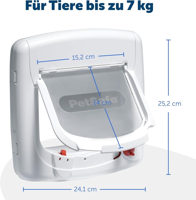 PetSafe Staywell Luxus mágneses macskaajtó fehér
