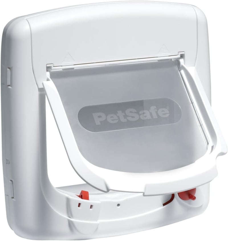 PetSafe Staywell Luxus mágneses macskaajtó fehér