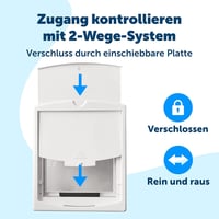 PetSafe Staywell Original kisállatkapu M méret, 18 kg-ig, barna 2