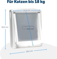 PetSafe Staywell Original kisállatkapu M méret, 18 kg-ig, barna 6