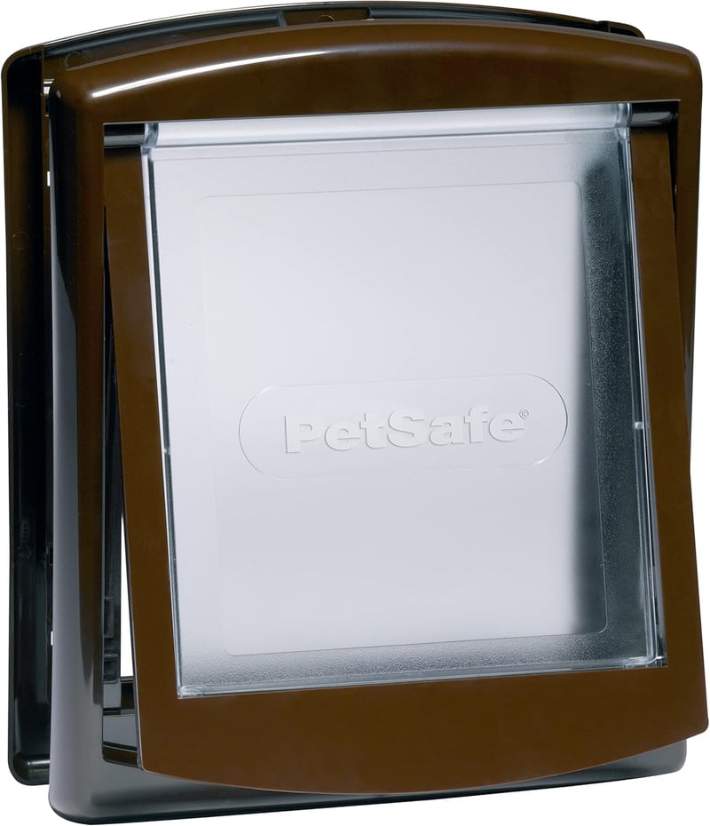PetSafe Staywell Original kisállatkapu M méret, 18 kg-ig, barna