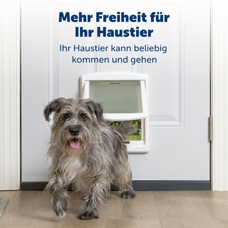 PetSafe Staywell Original M-es Macska és Kutya Ajtó, Fehér, 2 Záródási Mód