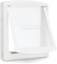 PetSafe Staywell Original M-es Macska és Kutya Ajtó, Fehér, 2 Záródási Mód 1