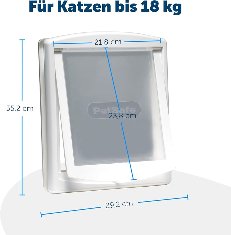 PetSafe Staywell Original M-es Macska és Kutya Ajtó, Fehér, 2 Záródási Mód