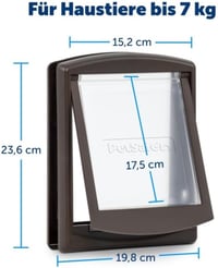 PetSafe Staywell Original Macska és Kutya Ajtó S Méret Barna 3