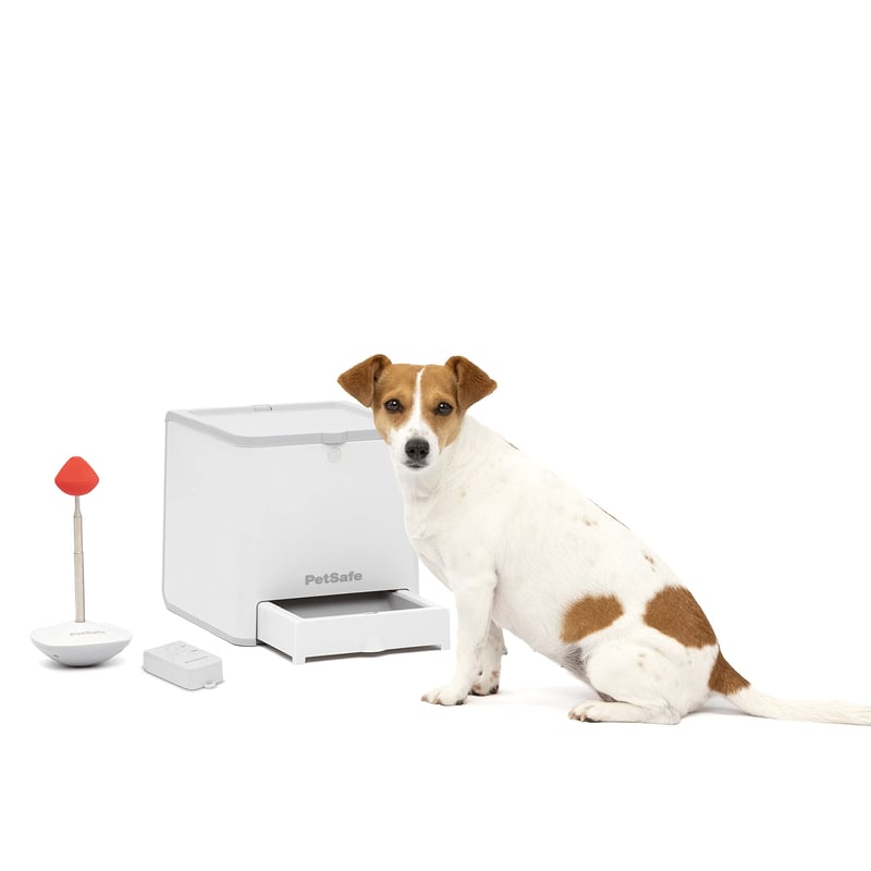 PetSafe Teach and Treat diaľkovo ovládaný odmeňovací tréner pre psov – sivý