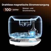Bezdrôtová fontána pre mačky Petsuper 1,8 l, s batériou 5200 mAh, senzorom, ocenením Red Dot Design, tichým čerpadlom a 3 vymeniteľnými filtrami 6