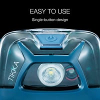 Lanternă frontală Petzl Tikka pentru adulți - neagră, lanternă de drumeție ușoară și compactă pentru cap 6