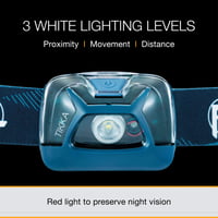 Lanternă frontală Petzl Tikka pentru adulți - neagră, lanternă de drumeție ușoară și compactă pentru cap 5