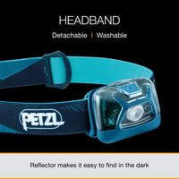 Lanternă frontală Petzl Tikka pentru adulți - neagră, lanternă de drumeție ușoară și compactă pentru cap 8