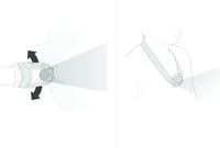 PETZL Tikkina fekete fejlámpa LED-es kézműködésű 6
