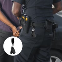 PEUTIER 12 db-os Övtartó Konzol Szett Dupla Gombos Kialakítással - Rendőrségi Övkiegészítő Kulcstartó Horoggal Walkie-Talkie Rögzítéshez 6