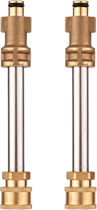 PEUTIER 2 részes nyomásmosó pisztoly adapter 15,4 cm gyorscsatlakozó Greenworks kompatibilis 1