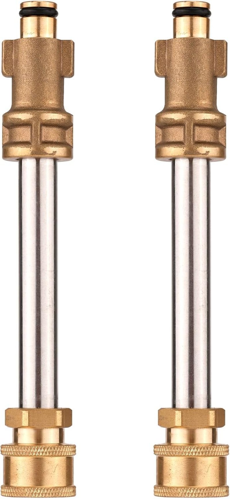 PEUTIER 2 részes nyomásmosó pisztoly adapter 15,4 cm gyorscsatlakozó Greenworks kompatibilis