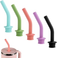 PEUTIER 5 db-os szívószál végzáró szett Hydro Flask pohárhoz, BPA-mentes, 5 szín 1