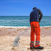 PEUTIER Homokbolha Ásó Strand, Éles Fogakkal, Széles Kosárral, Könnyen Szerelhető 6