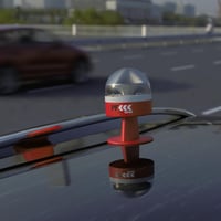 PF LED ONE V16 Autós Vészjelző Lámpa Geolokációval - DGT Jóváhagyott 2026-tól, eSIM Adatátvitellel 2038-ig, Piros LED Fénnyel 3