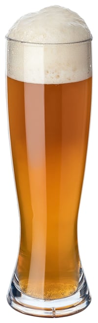 Pfalzkind Premium čaša za pšenično pivo, plastična, nelomljiva, višekratna, 0,5 L, 2 komada, prozirna, periva u perilici posuđa, bez BPA, za kampiranje 5