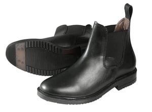 PFIFF 744825 Jodhpur gležnjače, prava koža, crne, veličina 39 (EU), za jahanje, uniseks
