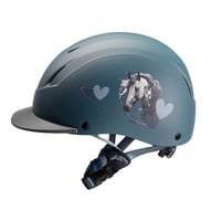 Detská jazdecká prilba PFIFF ProtectionX 103119 s nastaviteľnou veľkosťou a ventilačným systémom, modrá, 52-56 cm (veľkosť S) 2