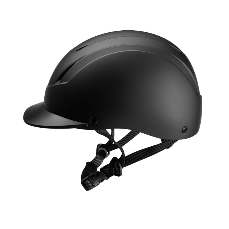 Jezdecká prilba PFIFF ProtectionX 103119 pre dospelých – Prilba s nastaviteľnou veľkosťou a ventilačným systémom, čierna, 55-59 cm (veľkosť M)
