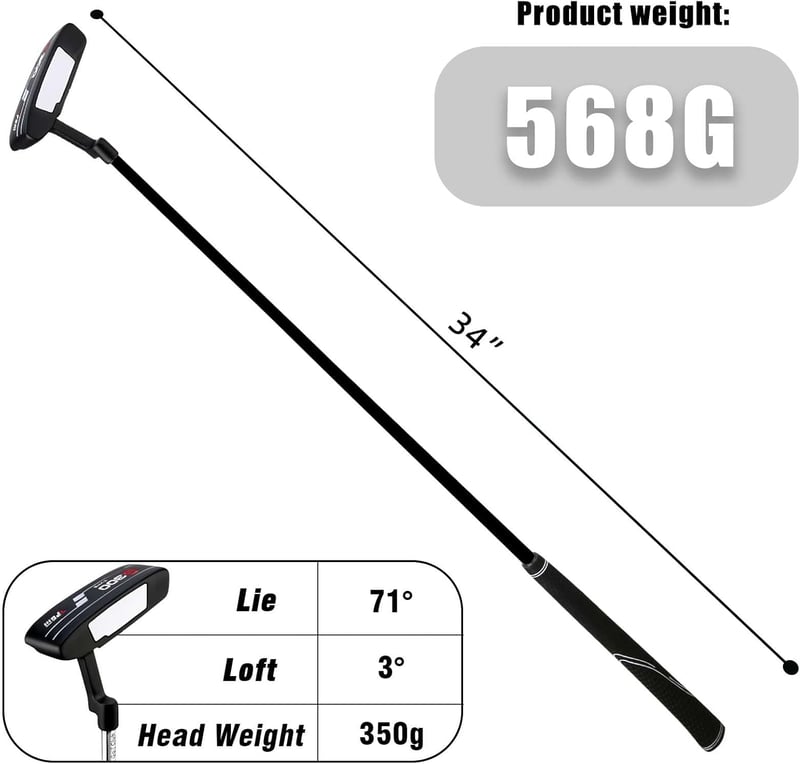 PGM Golf Putter Jobbkezes Blade Putter Férfiaknak és Nőknek