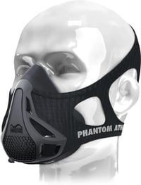 Phantom Athletics Edzőmaszk - Állítható Légzésellenállás Sportolóknak, S Méret, Karbon Szín, Futáshoz, Kerékpározáshoz 1
