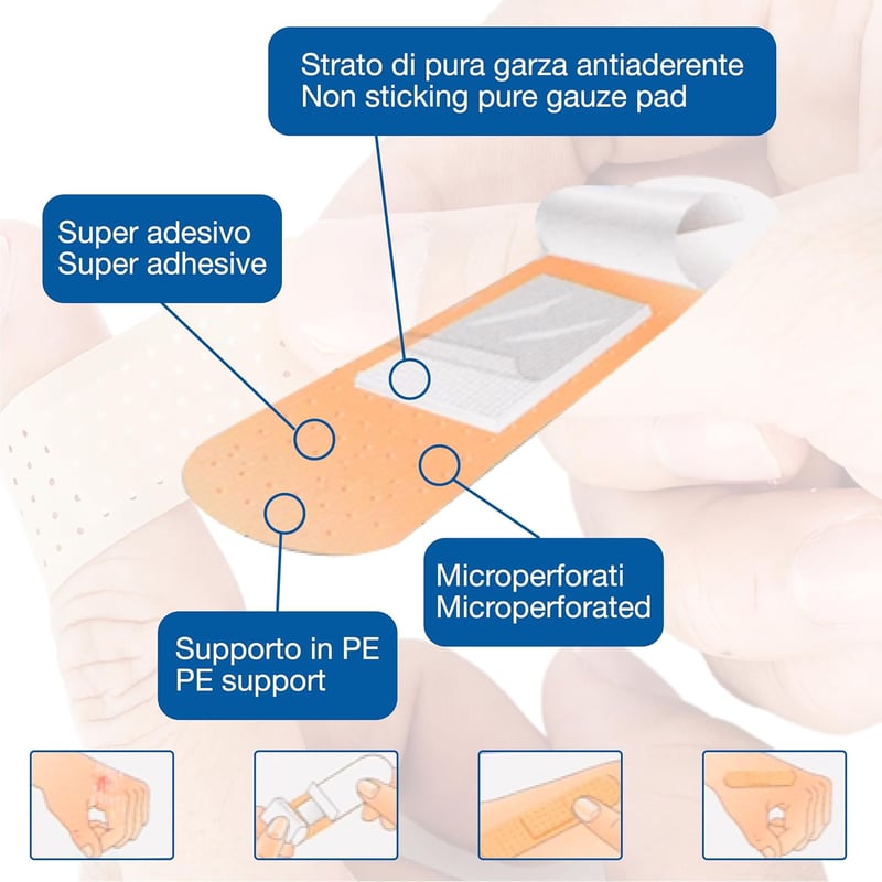 Pharmadoct Classic tapasz 7x2 cm, 12x20 darabos csomag