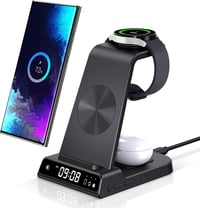 Phelinta 3 az 1-ben vezeték nélküli töltőállomás Samsung Galaxy S25/S24/Z Flip/Z Fold/Watch/Buds 1