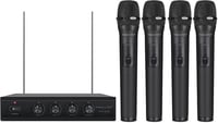 Phenyx Pro 4 csatornás VHF vezeték nélküli mikrofon szett 4 kézi mikrofonnal 1