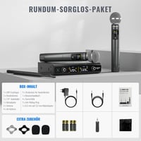 Phenyx Pro PTU-52 Vezeték nélküli mikrofon szett, 2x UHF, 200m hatótáv 7