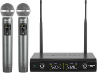 Phenyx Pro PTU-52 Vezeték nélküli mikrofon szett, 2x UHF, 200m hatótáv 1