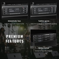 Phenyx Pro PTU-7000B Vezeték Nélküli Mikrofon Szett - 4 Csatornás UHF Rendszer 4 Testpack-kel, Fejhallgatós és Csíptetős Mikrofonokkal, 328  3