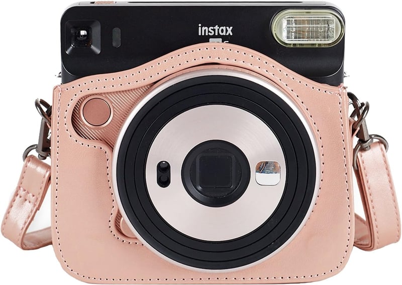 Phetium Instax SQ 6 Ex D Védőtok Puha PU Bőr Vállpánttal