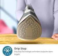 Philips 2000 Series gőzvasaló 2000W, 25g/min gőztermelés, kerámia talp, szürke 7
