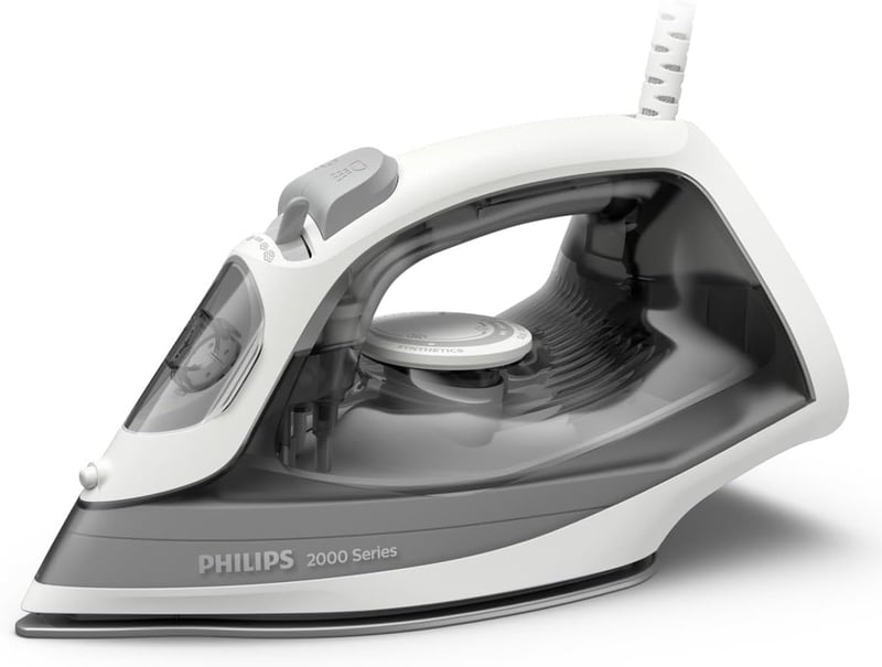 Philips 2000 Series gőzvasaló 2000W, 25g/min gőztermelés, kerámia talp, szürke